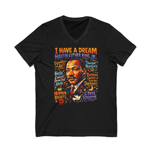 Martin Luther King Jr. “I Have a Dream” Women’s V-Neck T-Shirt