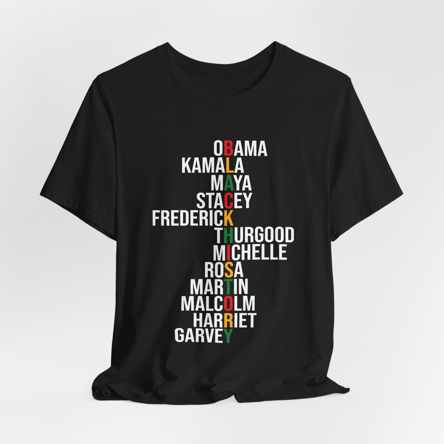 Black History Leaders Names T-Shirt