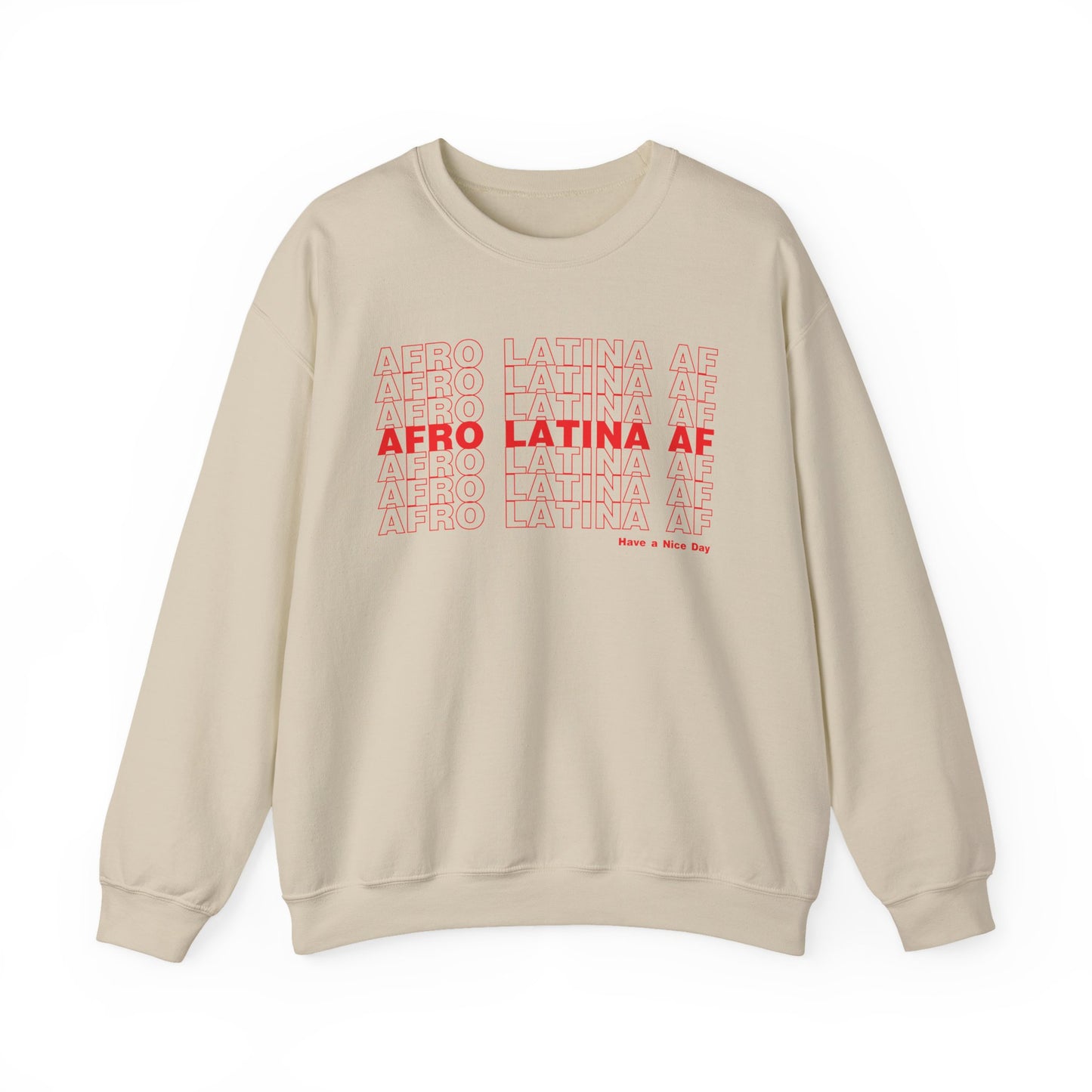 Afro Latina AF Unisex Crewneck Sweatshirt