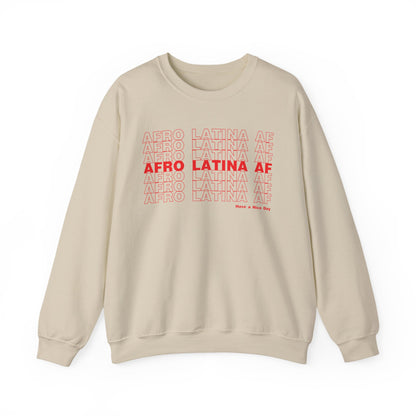 Afro Latina AF Unisex Crewneck Sweatshirt