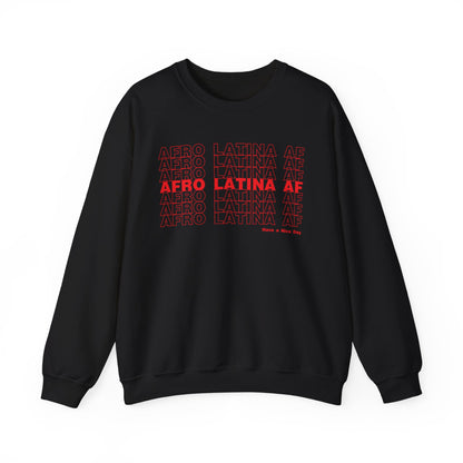 Afro Latina AF Unisex Crewneck Sweatshirt