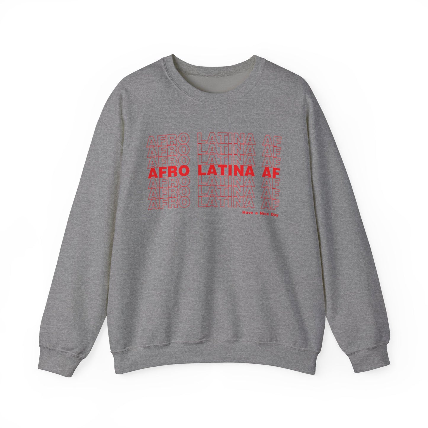 Afro Latina AF Unisex Crewneck Sweatshirt