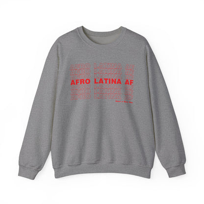 Afro Latina AF Unisex Crewneck Sweatshirt