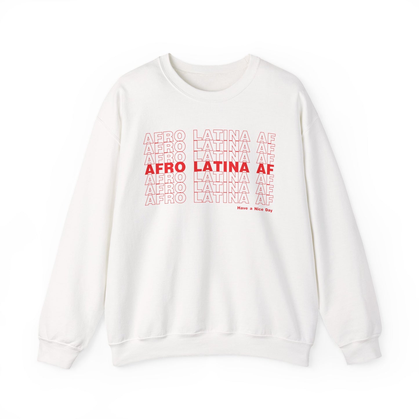 Afro Latina AF Unisex Crewneck Sweatshirt