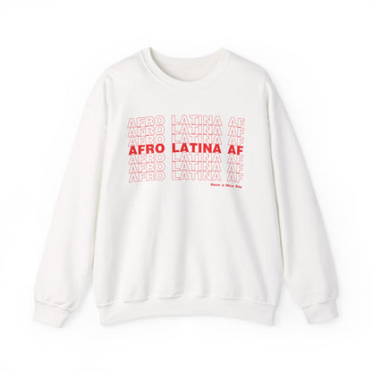 Afro Latina AF Unisex Crewneck Sweatshirt