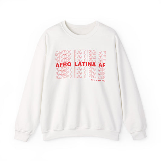 Afro Latina AF Unisex Crewneck Sweatshirt