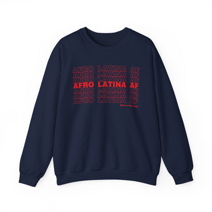 Afro Latina AF Unisex Crewneck Sweatshirt