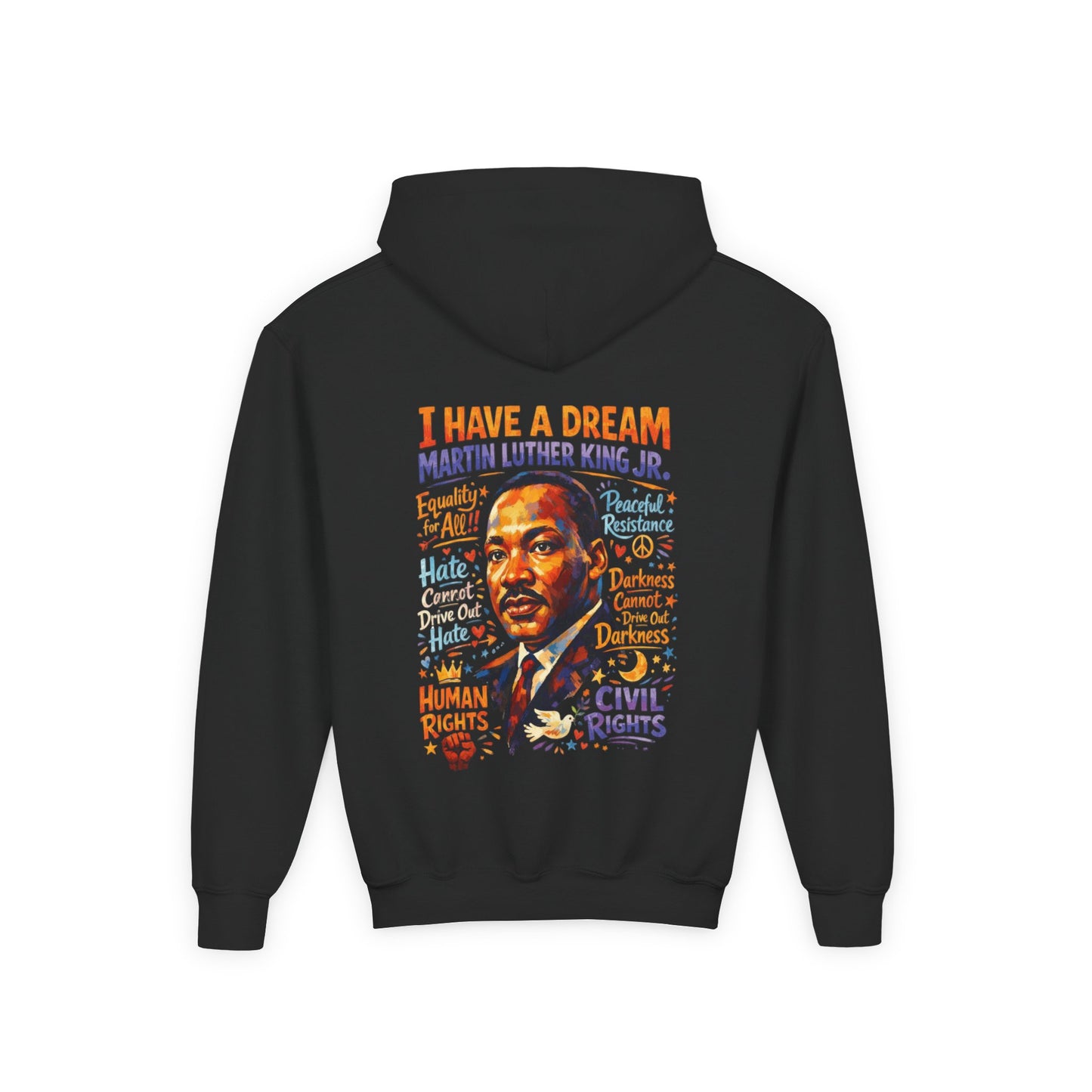 Youth MLK I Have a Dream Hoodie Sweatshirt