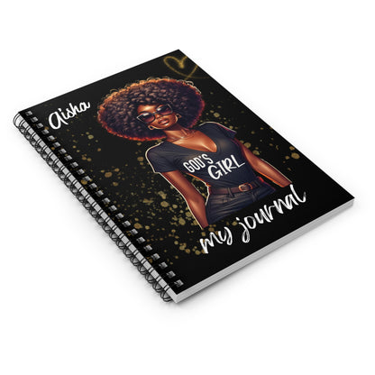 God’s Girl Journal – Personalized Spiral Notebook for Women of Faith