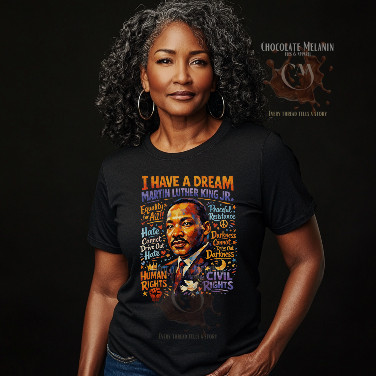 Martin Luther King Jr I Have a Dream t-shirt honoring Black history and civil rights
